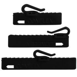 FLEX WSZYWALNY 95 mm (10 szt.) CZARNY MAT