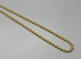 ŁAŃCUSZEK METALOWY 250 cm ZŁOTY